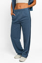 Tasha Apparel High Waisted Side Stripes Straight Track Sweatpants