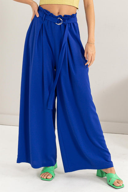 HYFVE Paperbag Waist Wide Leg Pants