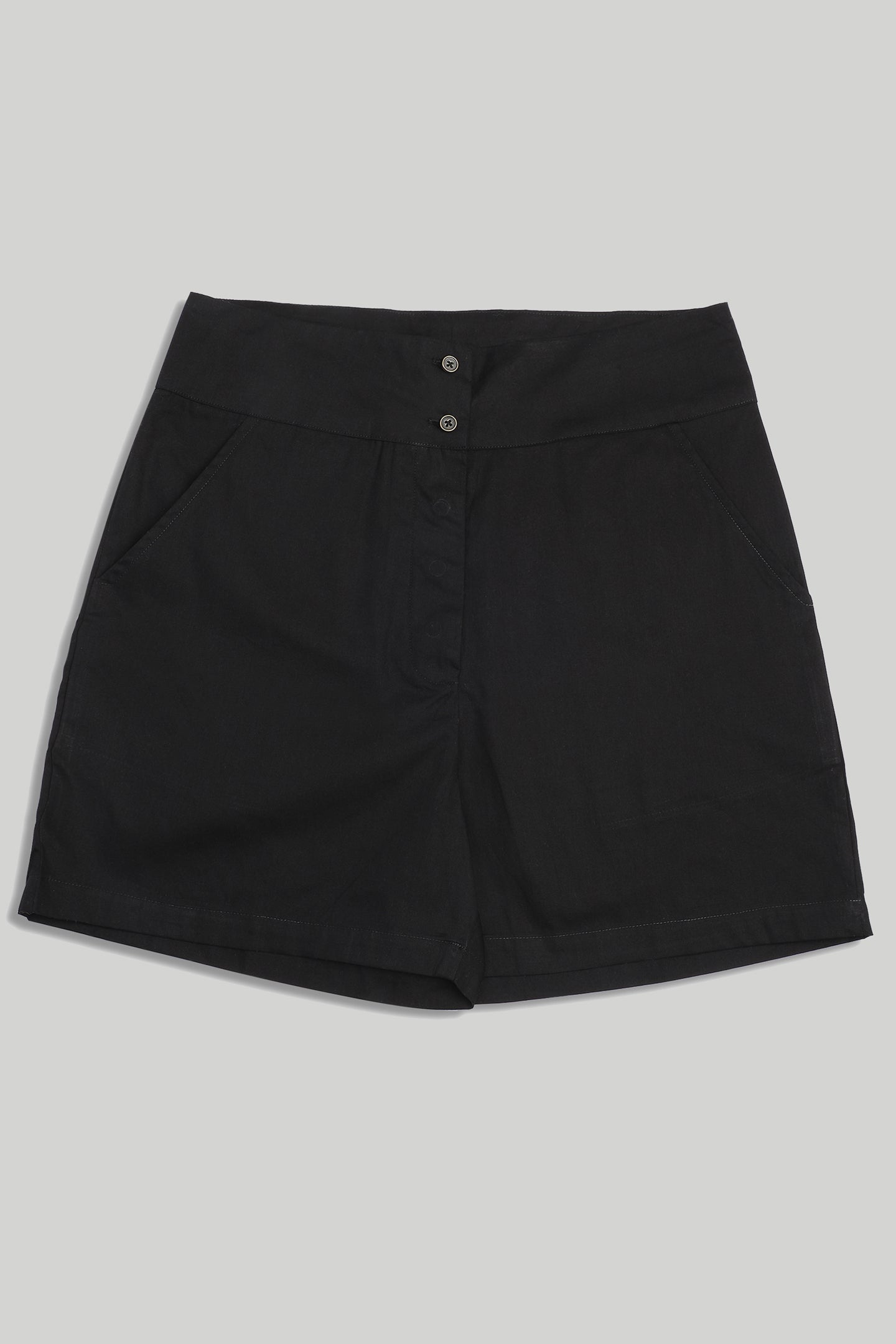 Everyday Drawstring Shorts in Black