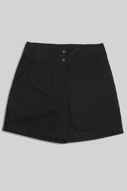 Everyday Drawstring Shorts in Black