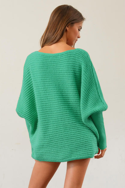 HYFVE Dolman Sleeve Oversized Sweater