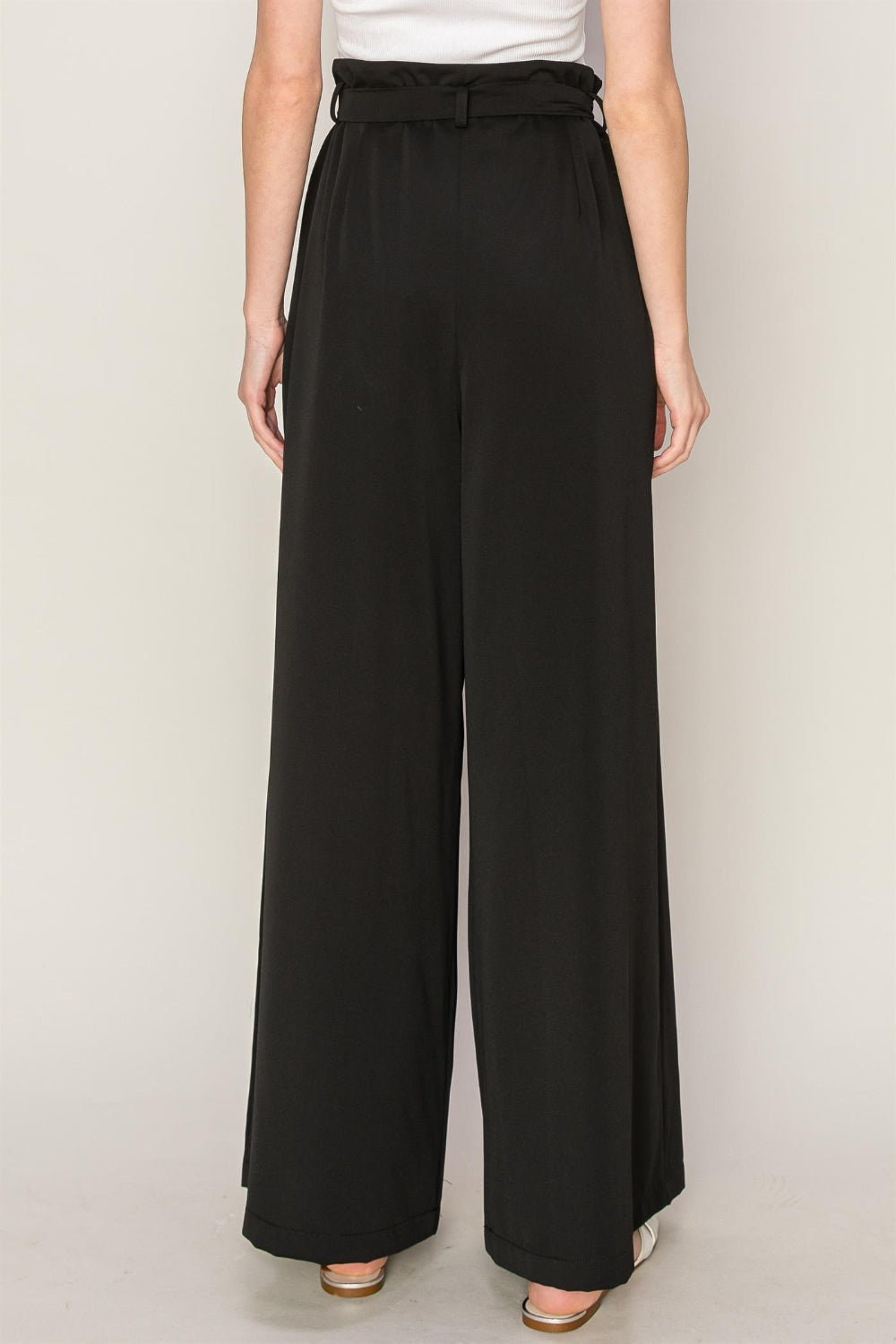 HYFVE Paperbag Waist Wide Leg Pants