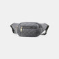 Zenana Quilted Multi Pocket Waist Belt Bag